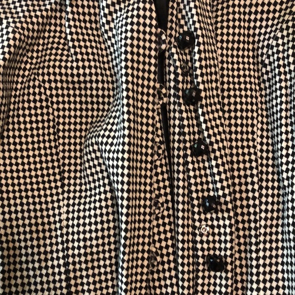 Vintage checkerboard blazer - Picture 6 of 9